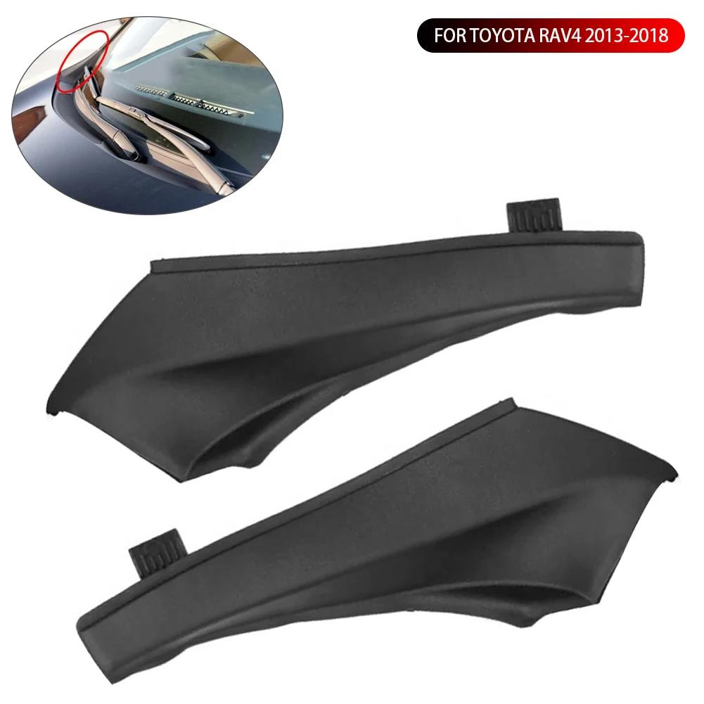 Left Right Car Front Windshield Wiper Side Trim Cover Water Deflector Cowl Plate For Toyota RAV4 2013 2014 2015 2016 2017 2018