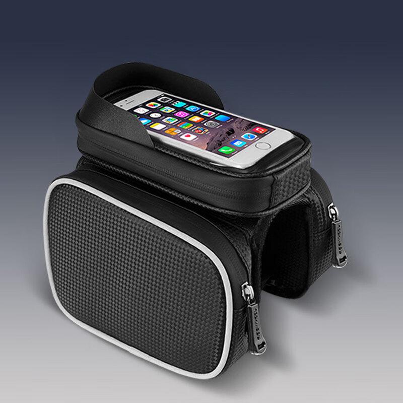 GEETHA Waterproof Touchscreen Bicycle Frame Phone Bag