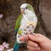 Cartoon Print Parrot Nappy Diaper, Cute Bird Diaper with Bow, Soft Reusable Flight Suit for Cockatiels Lovebirds Budgerigars Elastic Strap