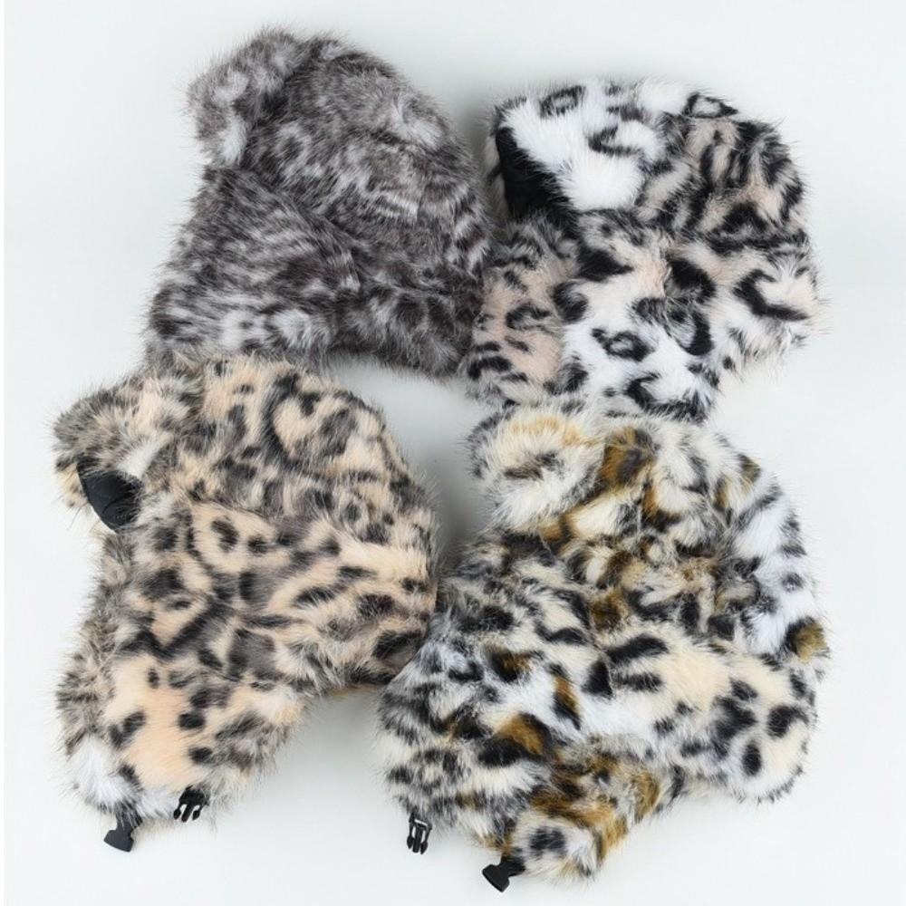 Thickened Winter Hat Windproof Earflap Hat Soft Faux Fur Hat Unisex