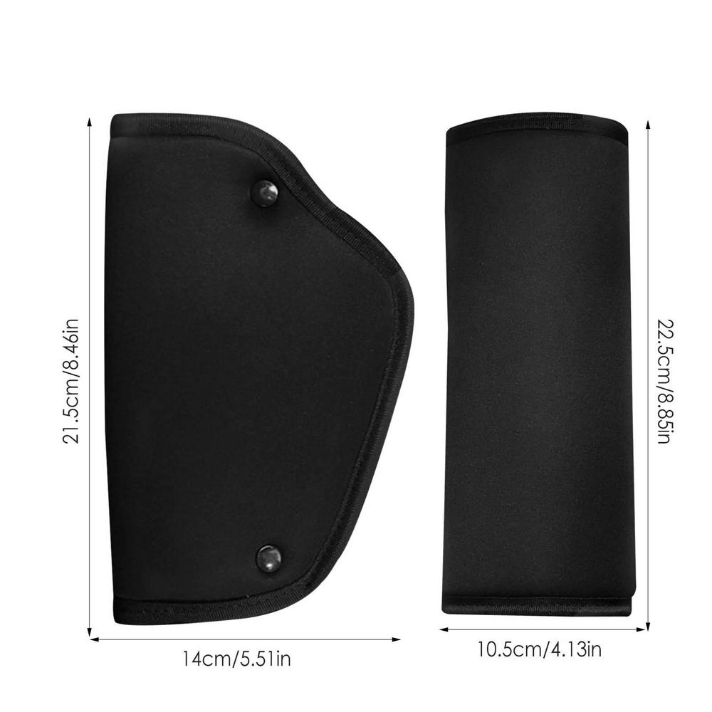 

Автомобильные ремни безопасности Подушки Чехол для детей Детский дорожный позиционер Защита Авто Ремень безопасности Регулировка Мягкая Подушка Плечо чёрный