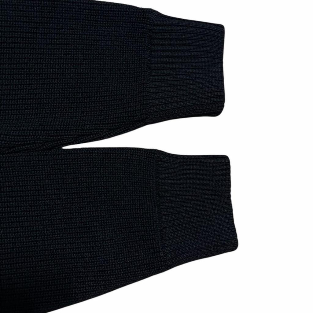 MONCLER Down Knit Jacket Black Men's Size M Authentic Model C2091940280094789