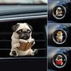 Car Dog Air Freshener Diffuser Outlet Vent Perfume Clips Air Outlet Aroma Diffuser Ventilation Clip Car Interior Decoration