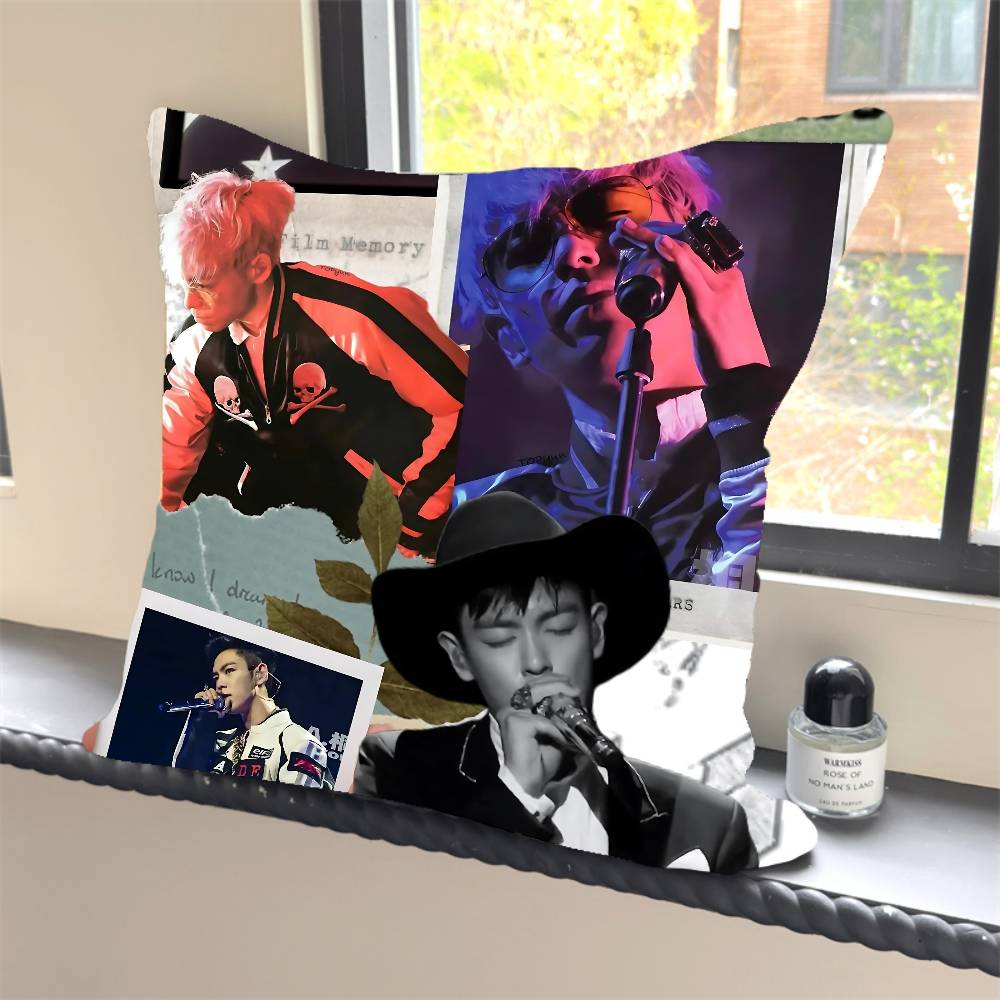 1 шт. Чхве Сын Хён Корейская поп-певец звезда Наволочка Квадратная Спальня Диван Отдых Комфорт Подушка Автомобиль Домашний Декор 12x12Inch
