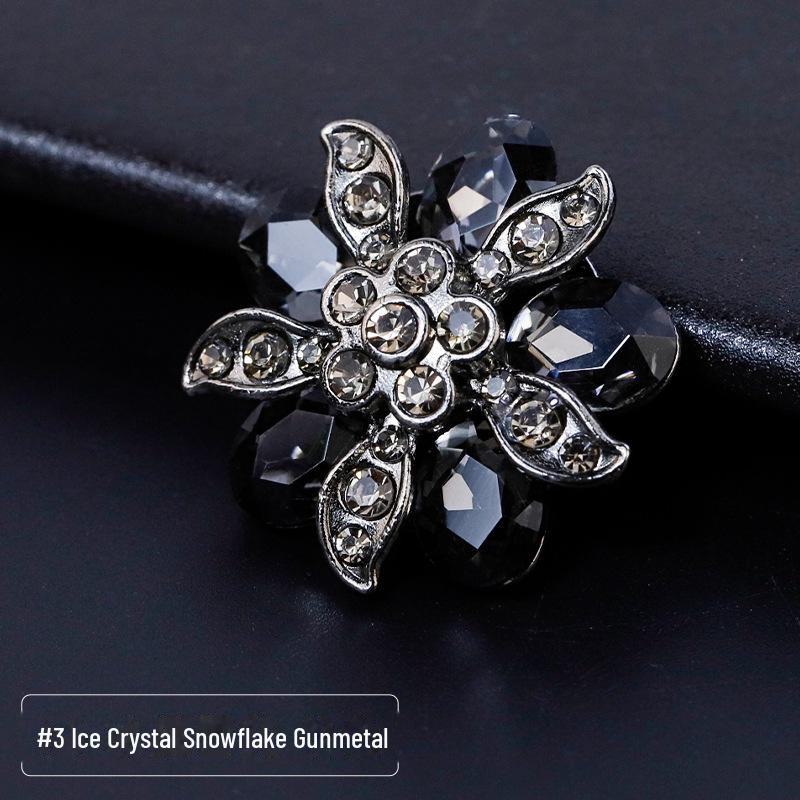 

Аксесуар жіночої вечірньої сукні з коміром Cheongsam зі стразами та кристальною пряжкою з металевим діамантом