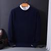 Kaschmirpullover Rundhalsausschnitt Herren Locker Übergroß M-4XL Gestricktes Unterteil Herbst Winter Lässig Herren Oberteil