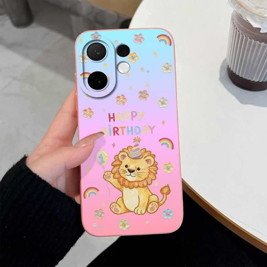 For Vivo V60 V50 V40 Lite V30 V20 SE V70 FE Phone Case Multicolor Hearts Full Protection Soft Smooth Liquid Silicone Housing For Vivo Shockproof Shell