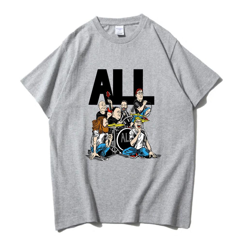 All Band Heavy Mental T-shirt Short Sleeve Men Women Summer Tshirts Cotton Soft High Quality Unisex Streetwear Tee-shirt Fashion