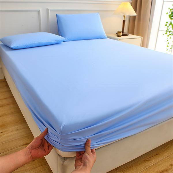 

Водонепроницаемая простыня, мягкий дышащий наматрасник, серый размер Queen/King/Twin/Full (Нет наволочки) Sheet 90X200x30cm синий