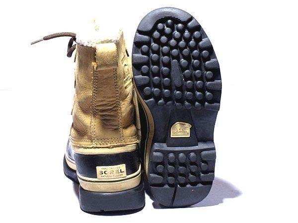 Prestigious Canada Brand/SOREL/Caribou Leather Snow Boots With Inner Liner/21.5cm/Brown/(USED)
