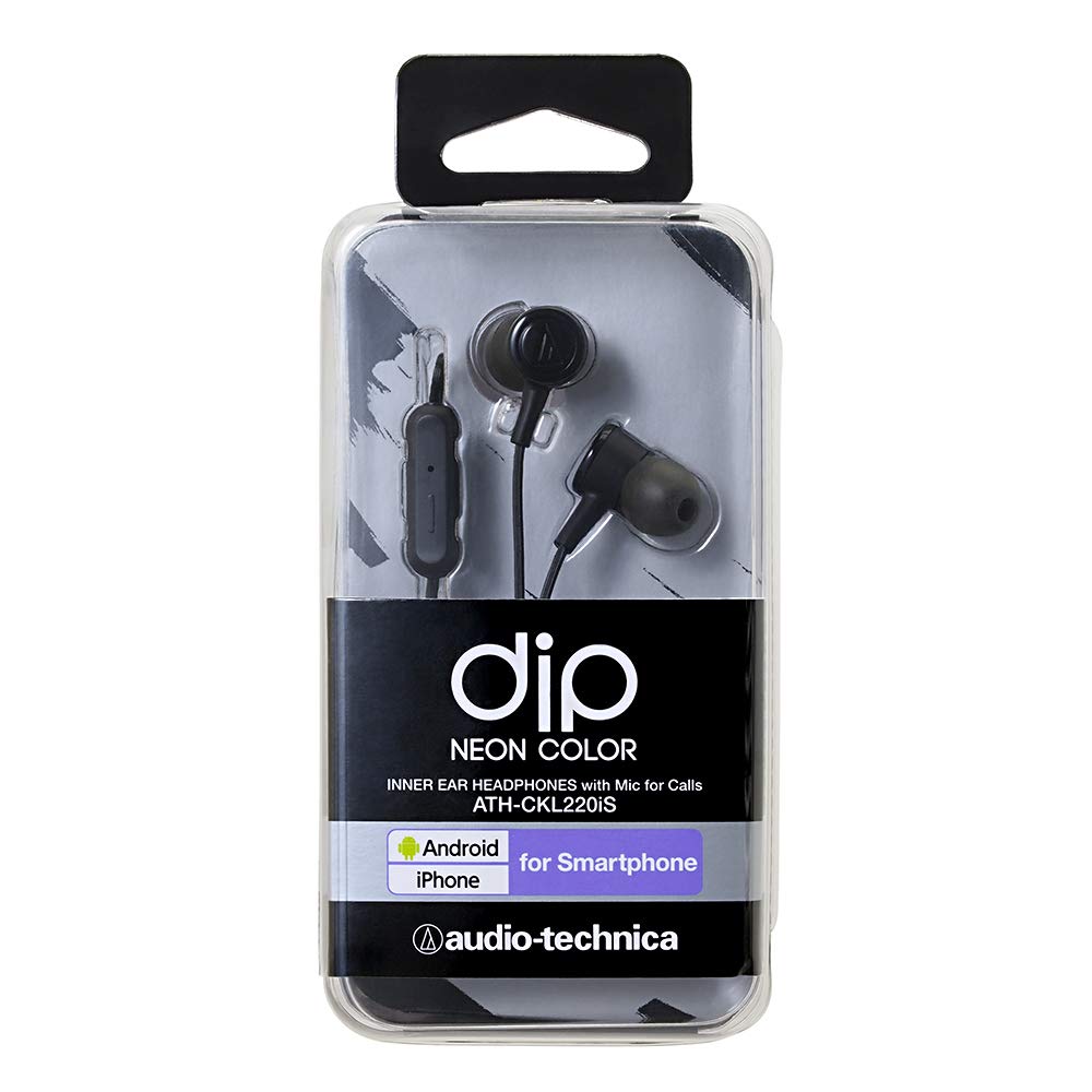 Sluchátka pro chytré telefony černá BK Audio-Technica In-ear ATH-CKL220iS