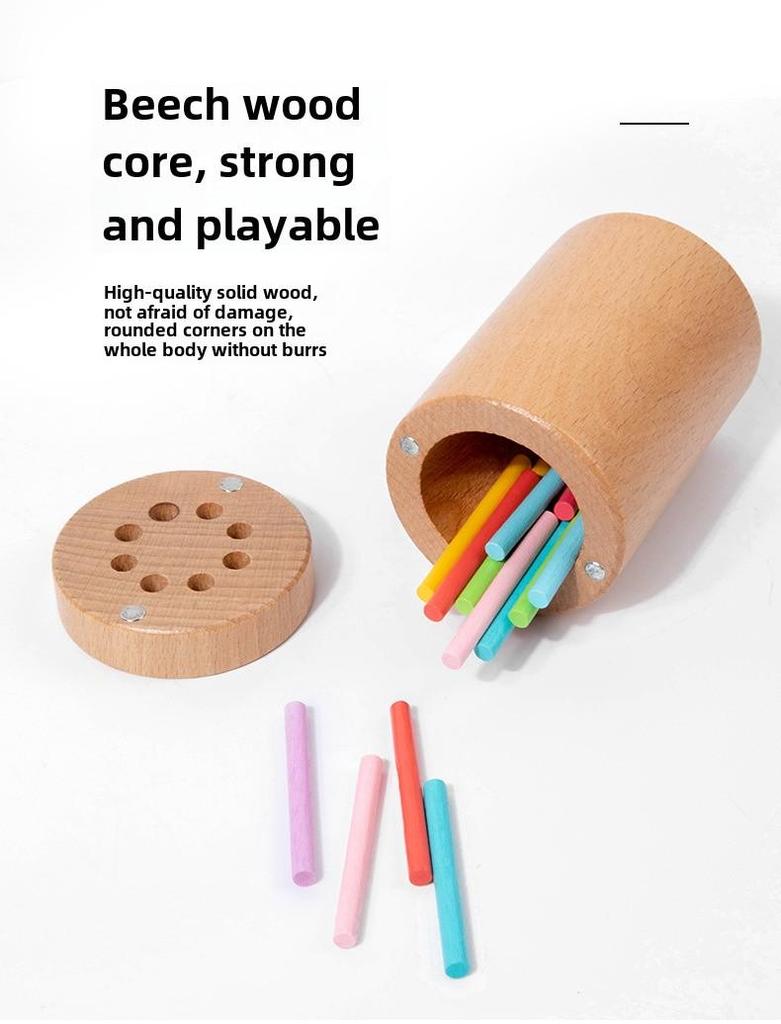 Montessori Color Classification Bucket Toy for Early Childhood Education