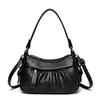 Crossbody Bag - Stylish and Simple, Suitable for Middle-aged Mothers. Soft Leather, Casual Style, Single Shoulder Bag.