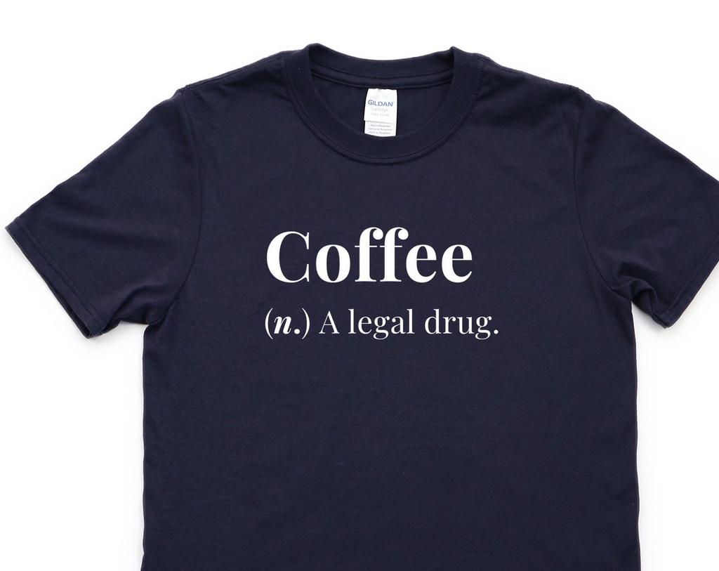 Coffee Definition T-Shirt: Caffeine Addict Gift