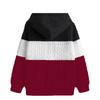Men's Colorblock Casual Hooded Sweatshirt Long Sleeve Pullover Sweatshirt