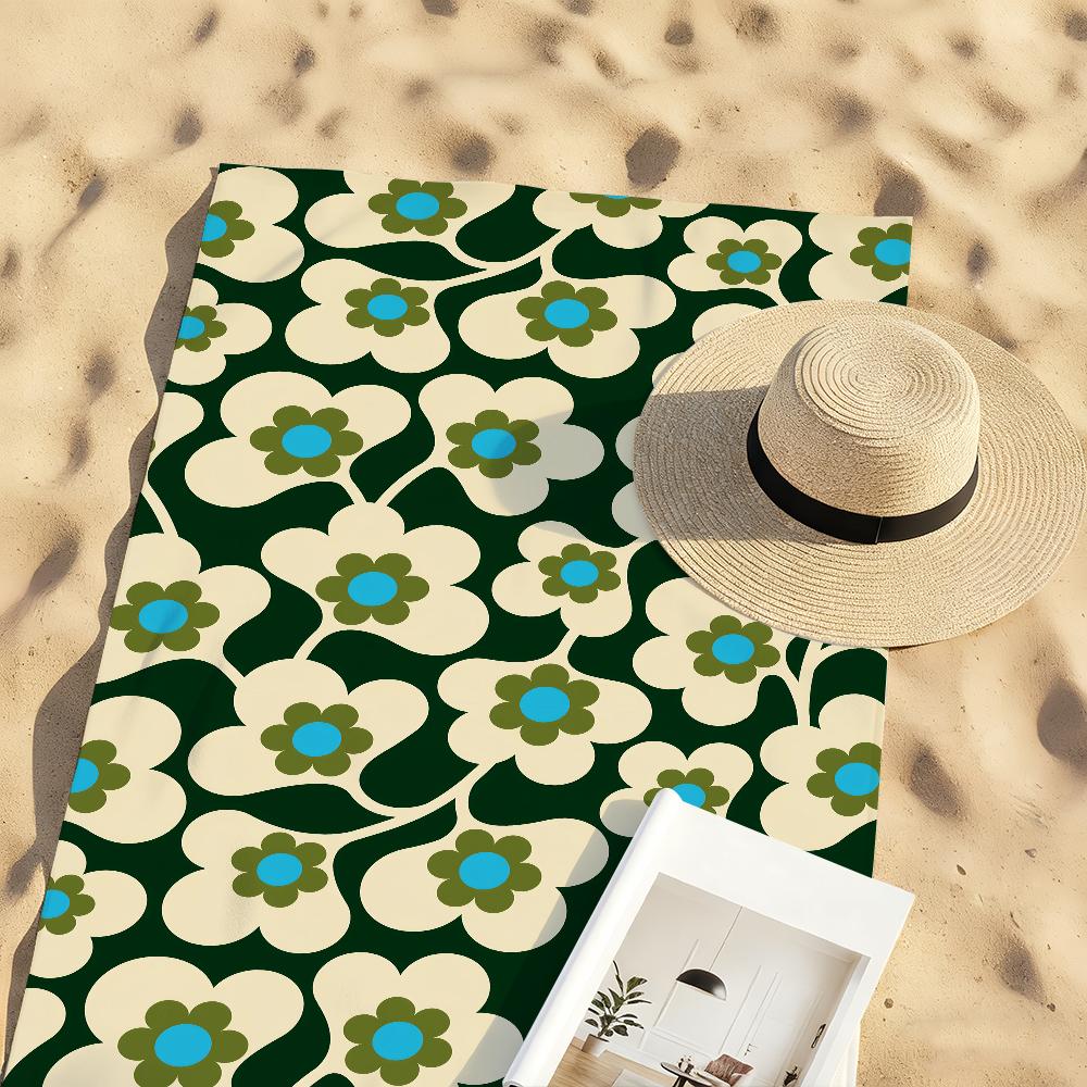Aesthetic Art O-Orla Kiely Flower Stem Towel Soft Pool Gift For Travel Gym Shower Camping Quick Dry Sports Large Beach Towels