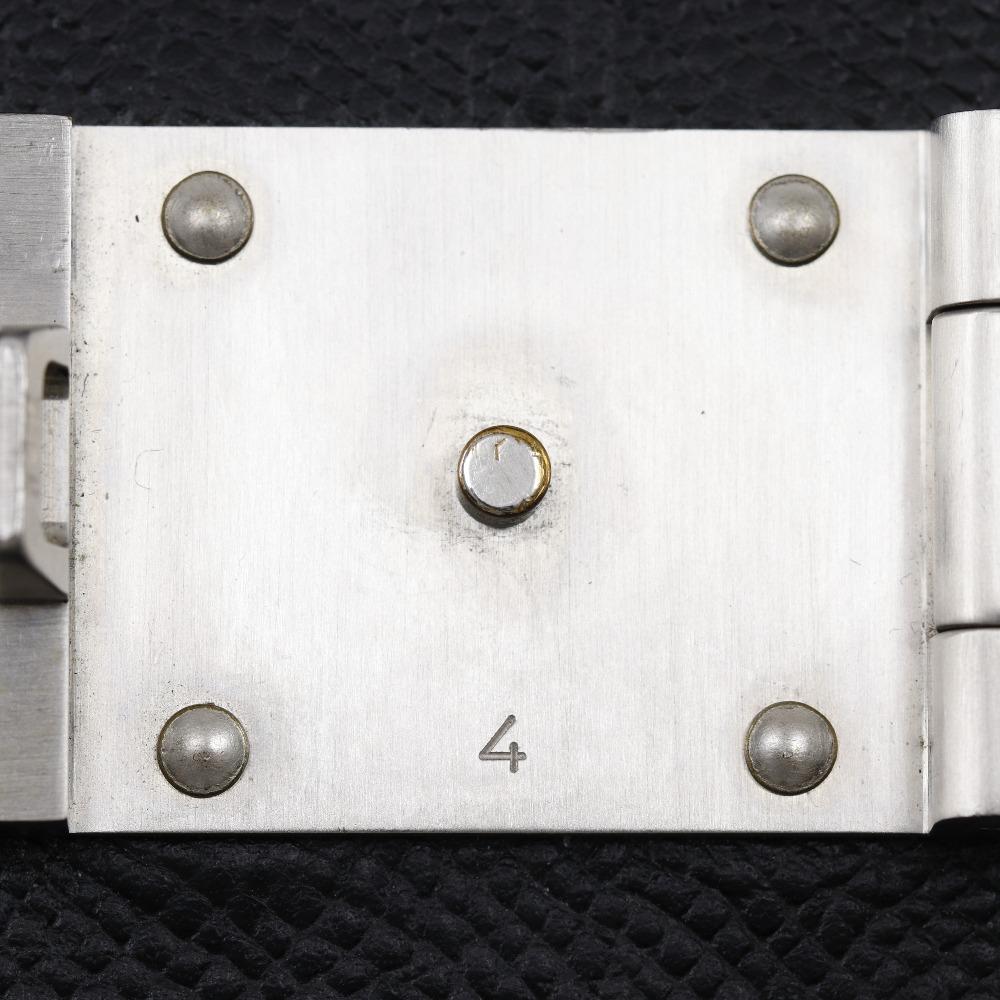 HERMES Sac Adepeche 38 Business bag black/SilverHardware Epsom mens Used