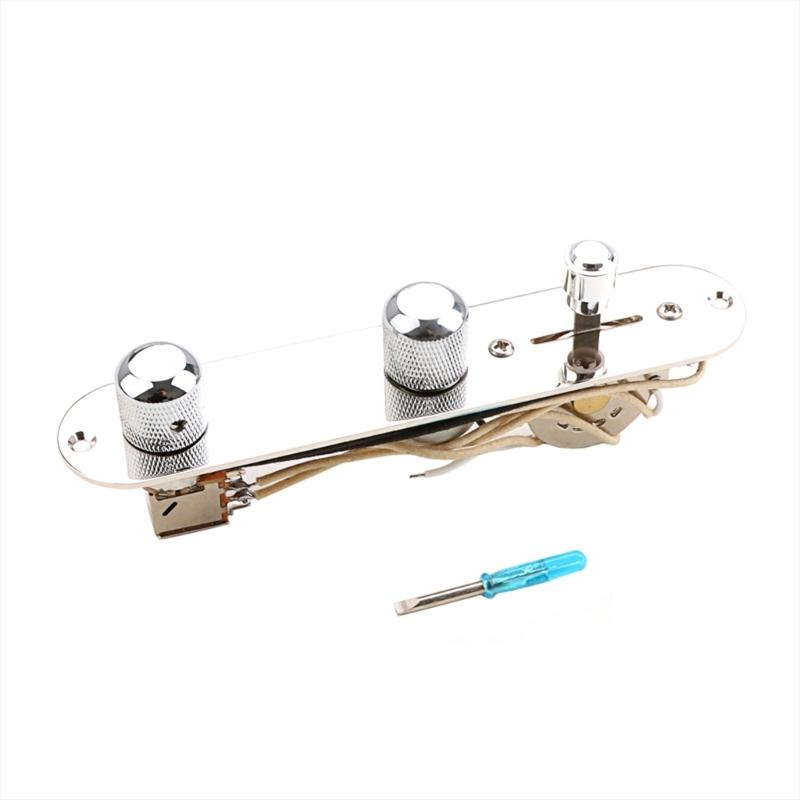 3-полосная гитарная панель управления в сборе, с проводами, предварительно смонтированная, переключатель управления гитарой, панель управления, аксессуары для музыкальных инструментов 1