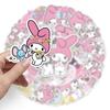 50 Sanrio My Melody Graffiti Stickers for Notebooks, Scooters, and Phones