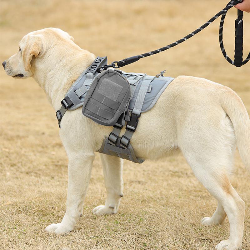 Big Dog Harness Leash Tactical Dog Clothing Waterproof Explosion Proof Tactical Chest Strap Medium and Large Dog Pet Chest Vest