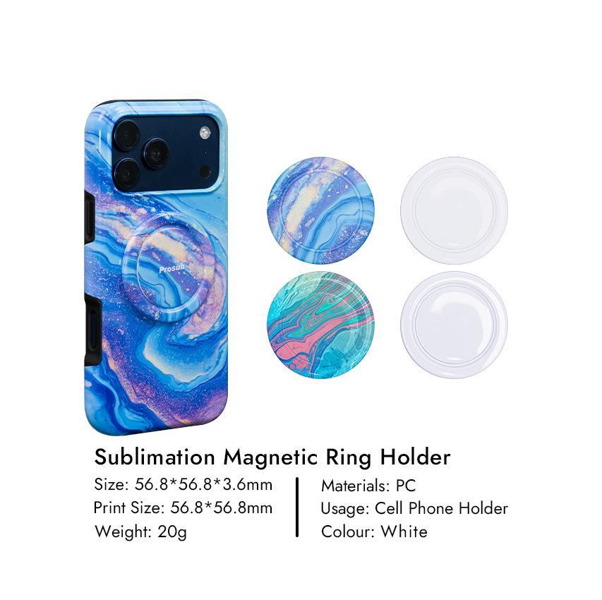 Ultra-thin Rotatable Magnetic Finger Ring Phone Holder Gloss Surface