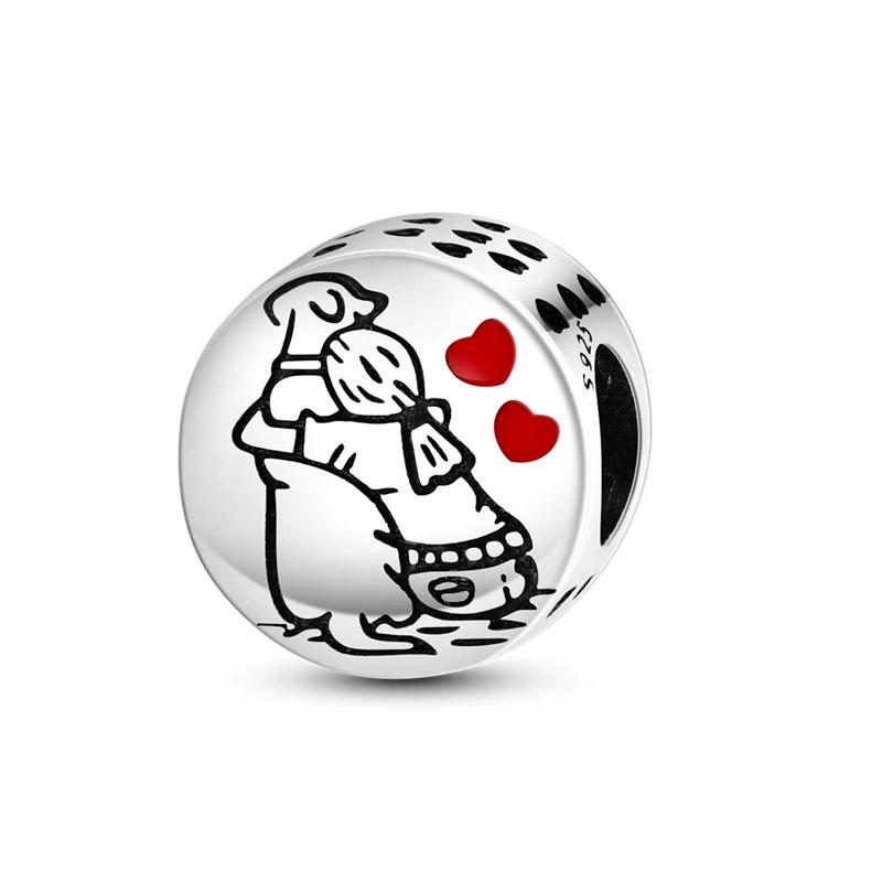 Copper Pink Ballet Shoes Skates Pendant Charms Fit Original Bracelet Necklace Jewelry Making For Women Gift