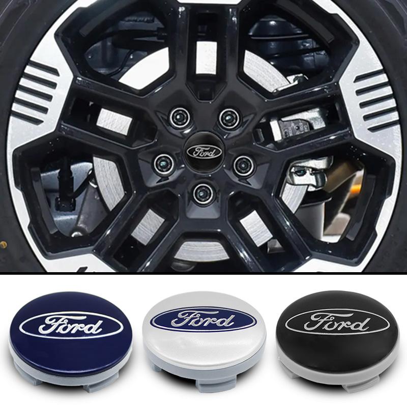 4Pcs 54MM For Ford Escort Explorer Fusion Kuga Mondeo Focus Ecosport C-Max Mk2 Car Hubcap Rim Cover Badge Auto Center Wheel Cap