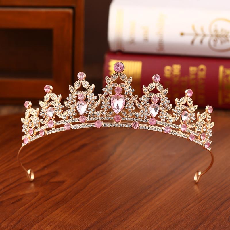 Princess Bridal Tiara Crown For Women Children Elegant Hair Headpiece For Wedding Prom Birthday Party Bridal Headpiece Accessory