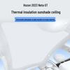 Nezha GT 23 Sunroof Sunshade: Static Heat Insulation, Sun Protection, Privacy, Opaque