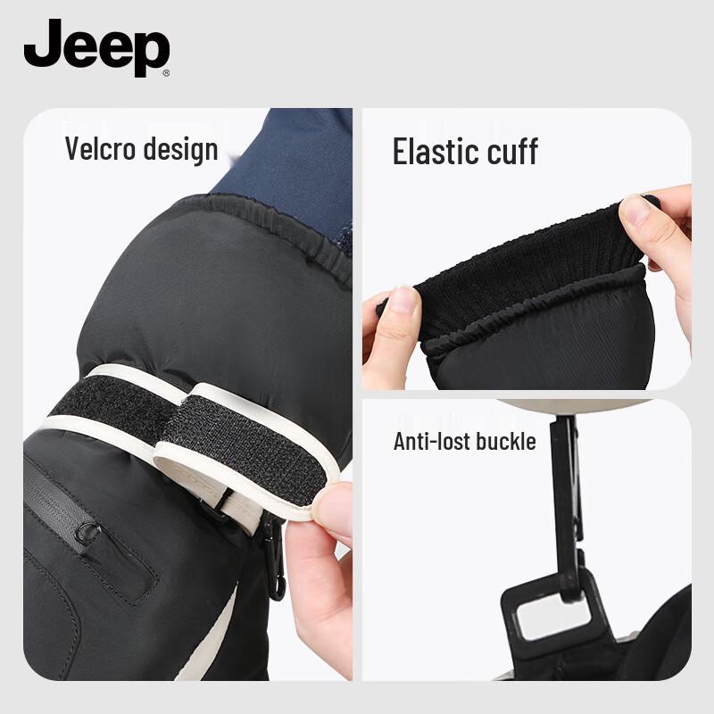 JEEP Men's Thermal Touchscreen Winter Gloves