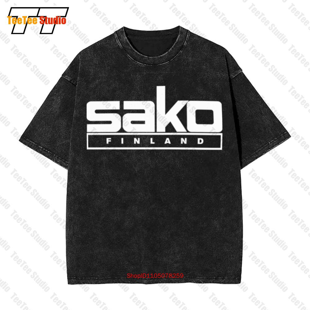 Sako Finland Pistols Riffle Logo Vintage Oversized TShirt SX S
