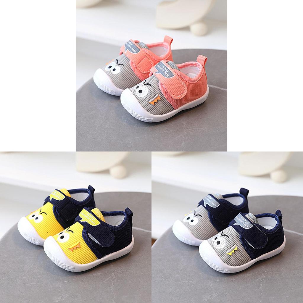 Baby Soft Sole Learning Shoes With Sound For Pink And Blue Toddler Walking Shoes