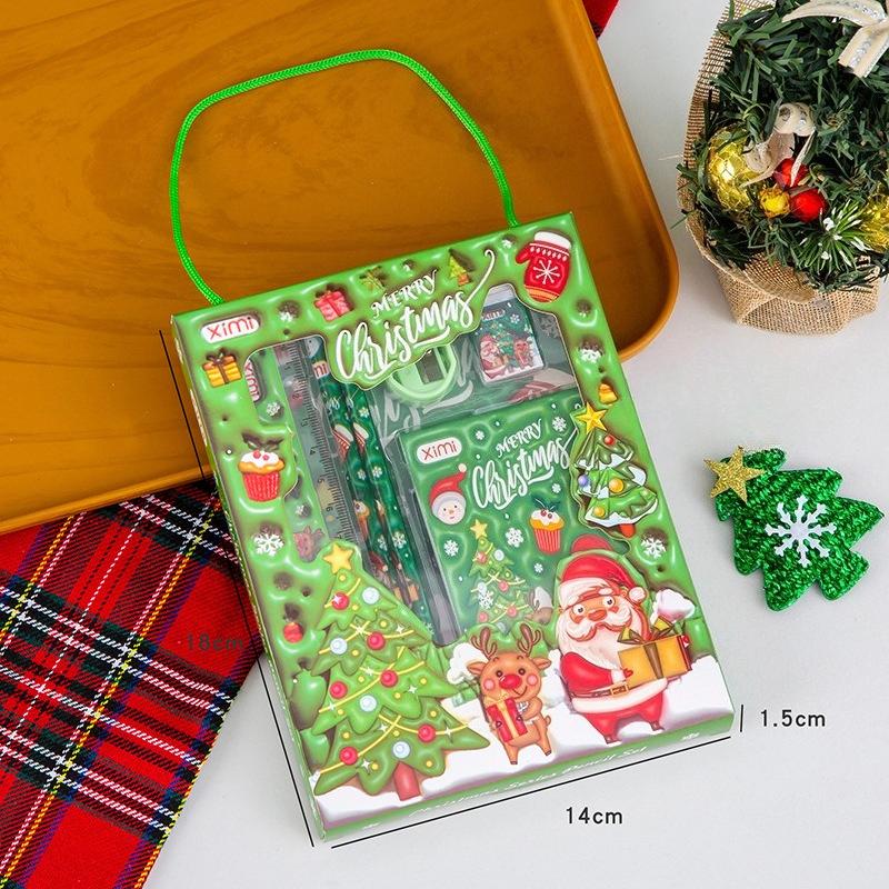 6 In 1 Stationery Set Primary School Children Learning Gift Box Pencils Kindergarten Birthday Gift Prizes Study Stationery Set