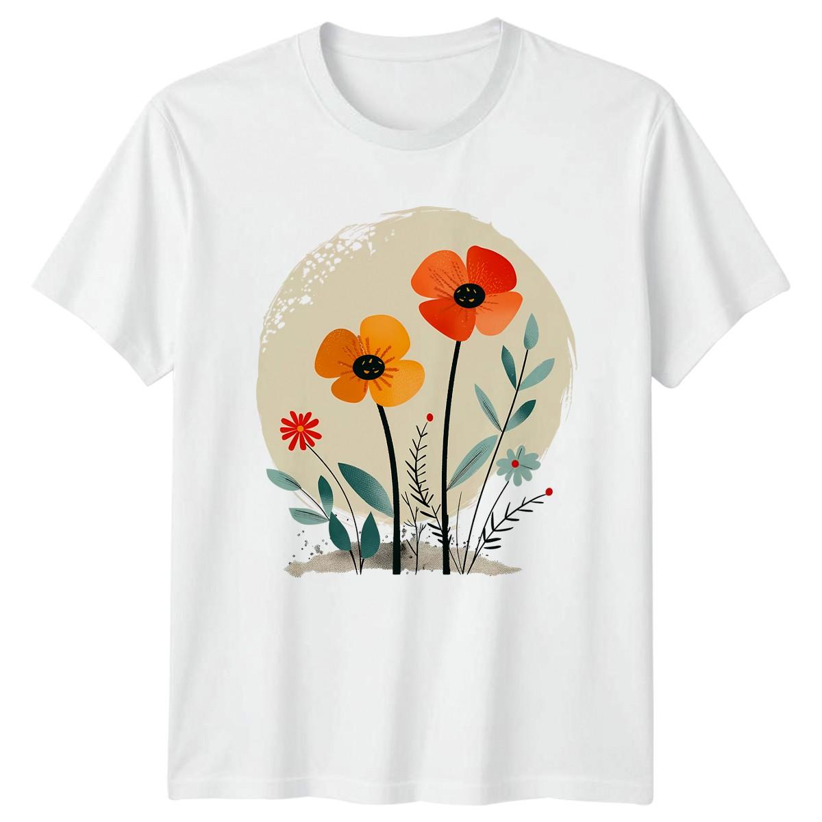 Embrace Natures Beauty Floral Design T-Shirt Boho Birthday Gift For Him And Her XXXXL