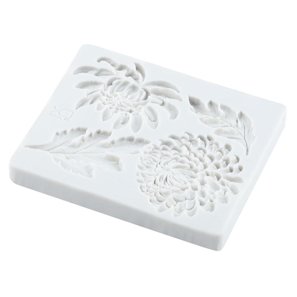 Daisy Flower Silicone Mold Chrysanthemum Fondant Molds Cake Decorating Tools Cupcake Topper Candy Sugar Craft Gum Paste Polymer Clay