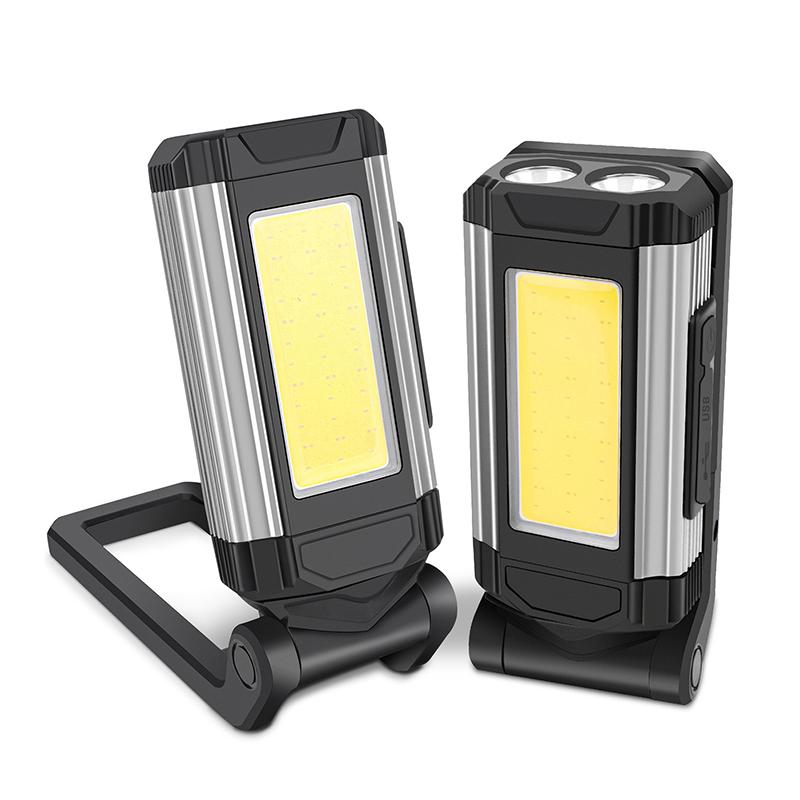 LED Work Light Rechargeable Magnetic Portable Mechanic Worklight Battery Powered,Bright for Car Repairing, Camping, Hiking, Gift