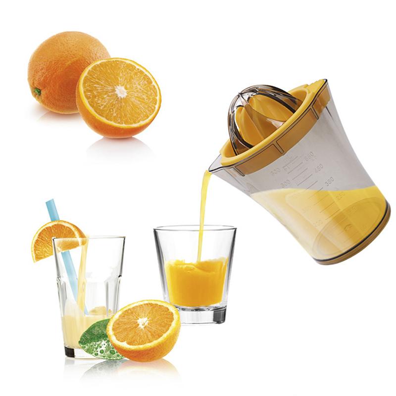 Lemon Squeezer Manual Citrus Juicer with Measuring Cup 600Ml and Cover Lemon Squeezer Juicer Lime Squeezer Bar Tool JT72