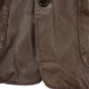 Jubian Long sleeve leather jacket M Brown Men's Used