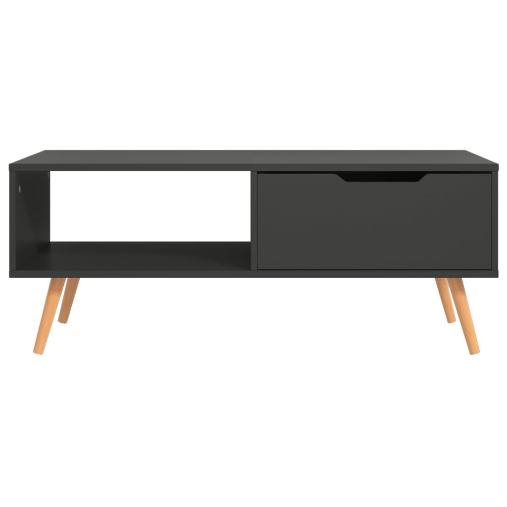 Vidaxl Stolik Kawowy, Szary, 100X49,5X43 Cm, Materiał Drewnopochodny