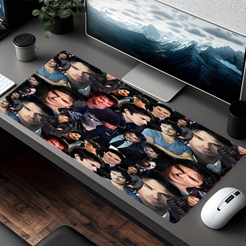 Damon Salvatore Print Mouse Pad, for Keyboard Pad Laptop PC Mat for Office Home Use, Desk Decor, Perfect Birthday Gift for Gamers