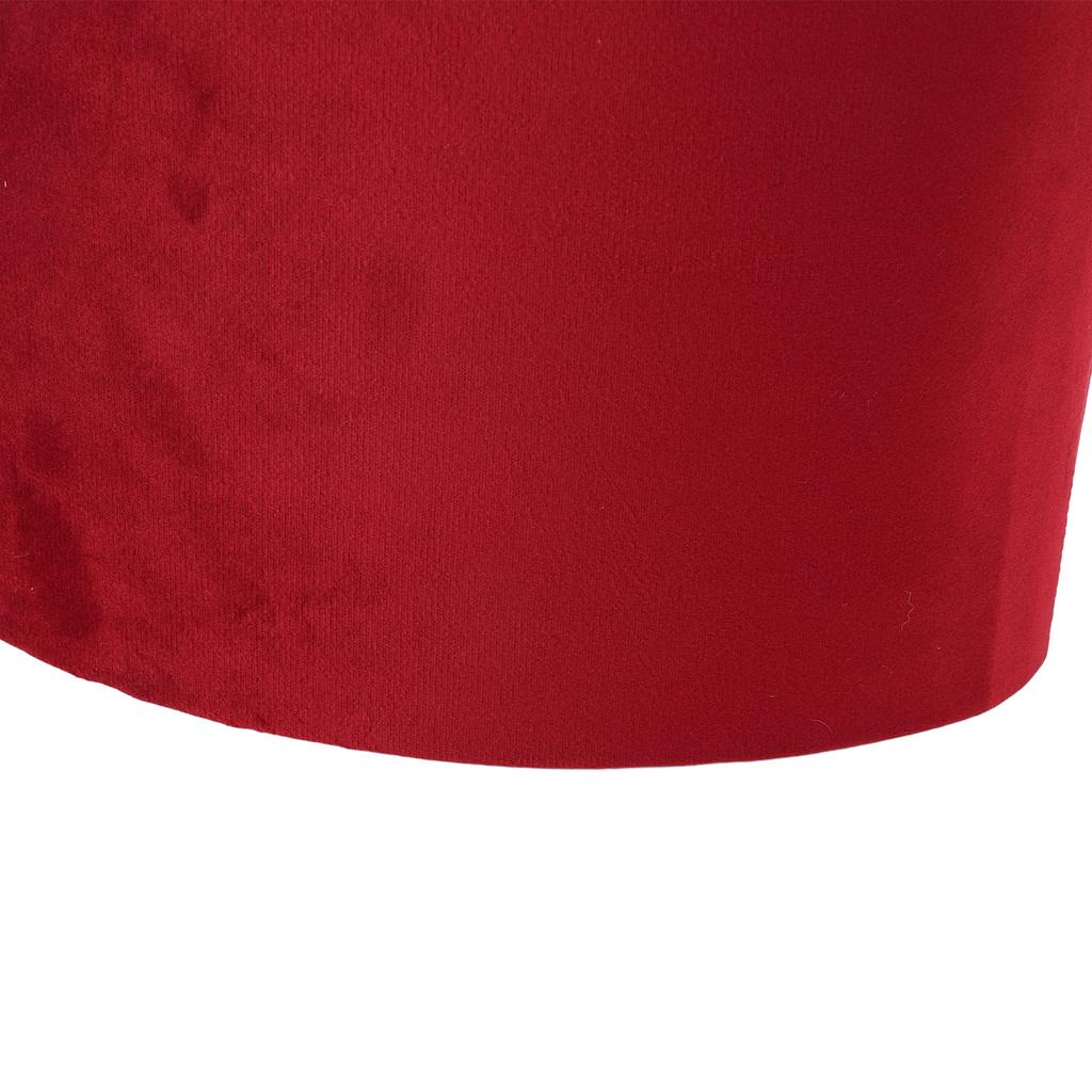 Oval Lamp Shade Cloth Lampshade E27 E14 Universal Use Modern Lamp Cover for Table Floor Lamp Burgundy