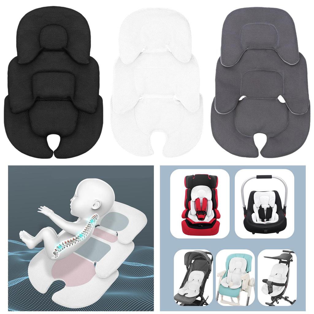 Baby Stroller Cushion Car Seat Insert Polar Fleece for Pushchair Pram