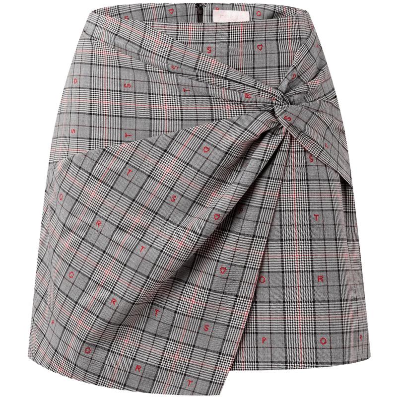 PORTS Women s Plaid Commuter A-Line Skirt XS