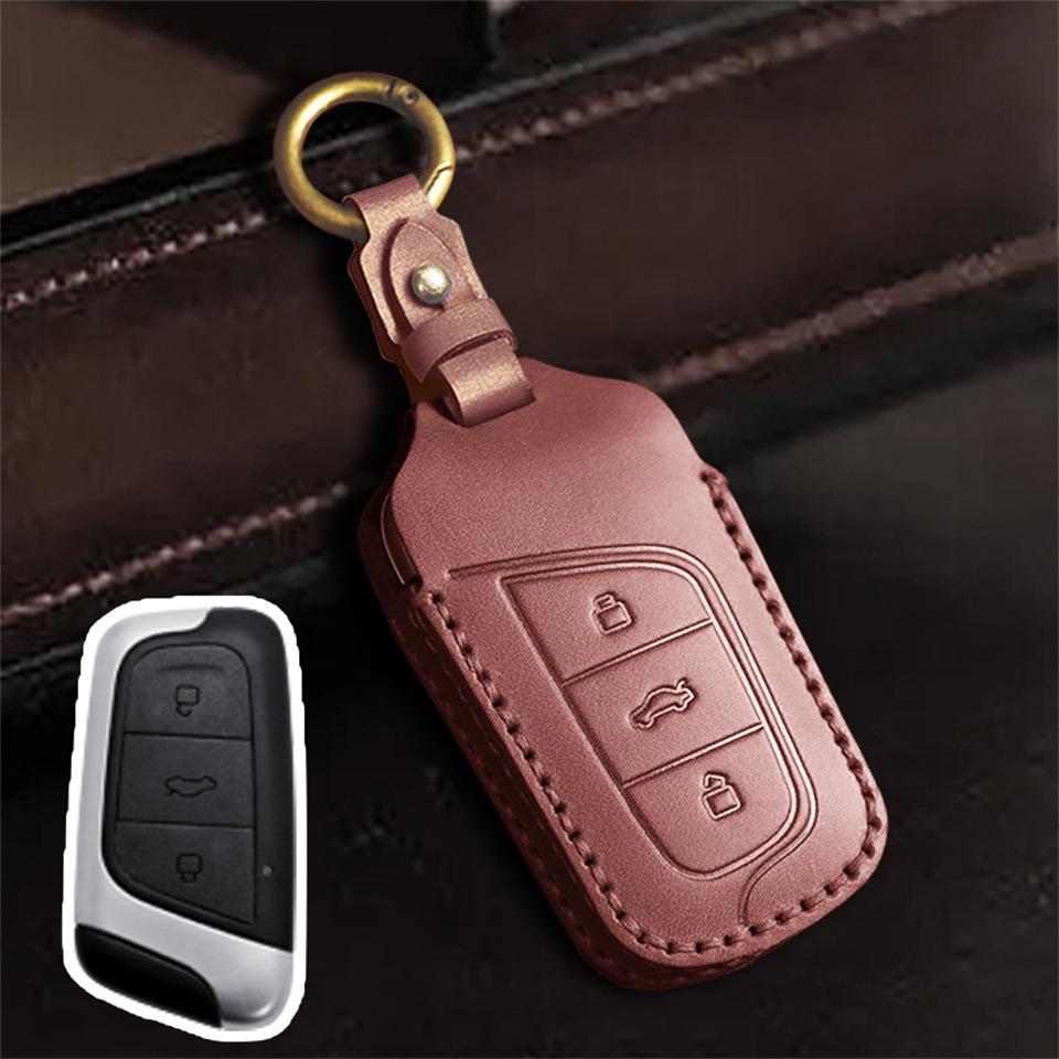Chery Little Ant EQ1 2021 Electric Car Key Cover - Remote Key Shell with Buckle