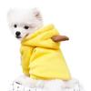 Pet Hoodie Warm Fleece Pullover Soft Comfortable Winter Outfit with Hood and Drawstring for Small Medium Dogs and Cats