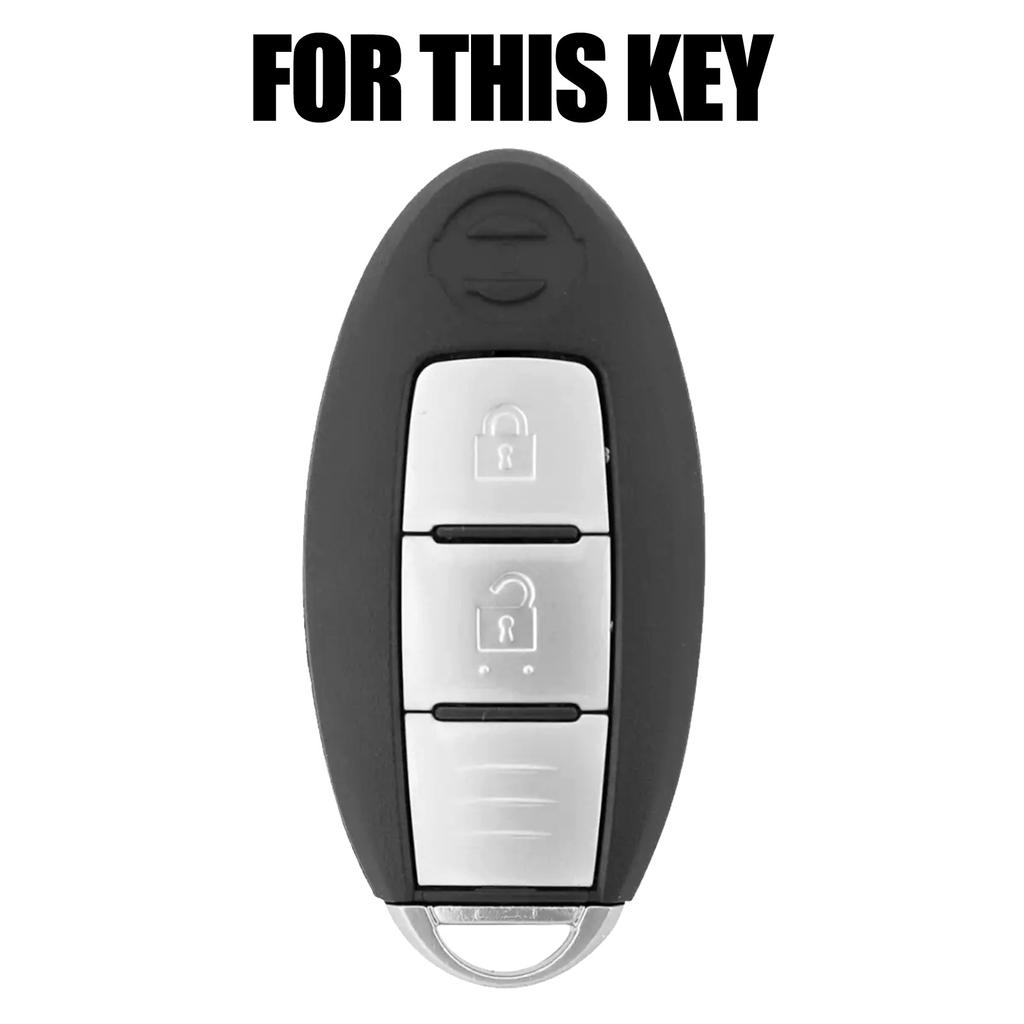 TPU Bilnyckelfodral Fob För Nissan Qashqai Pulsar March 370Z Micra Juke Note Tiida Wingroad NV200 Leaf Cube Fjärrnyckel Fodral Skal