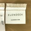 ELENDEEK Langarm Gerissenes Einteiler 2 Kamel Reißverschluss hinten Damen Gebraucht
