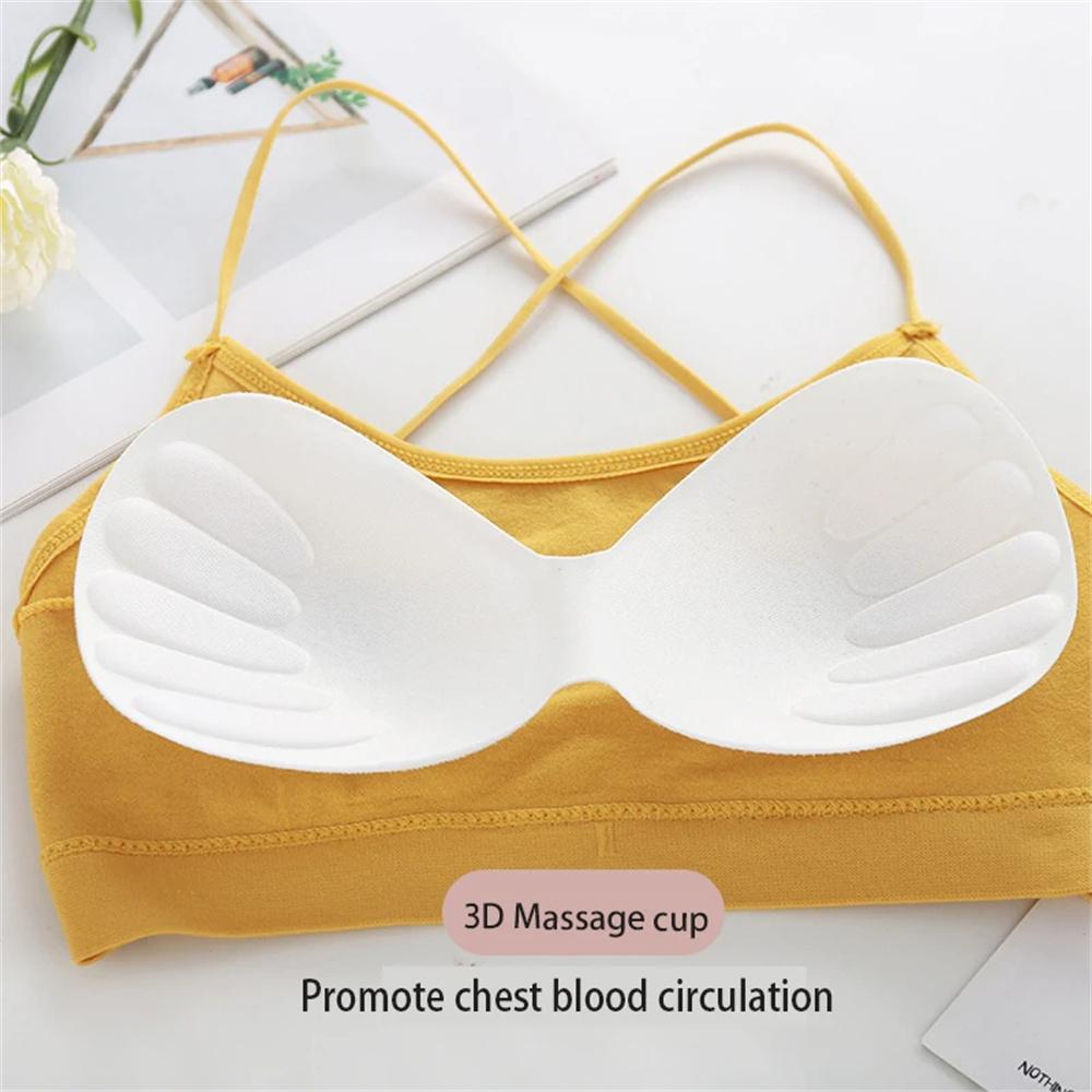 Sports Bra Women's Cross Shoulder Strap Sports Bra Yoga Navel Top Gym Fitness Tube Top Breathable Beauty Sexy Bra Back