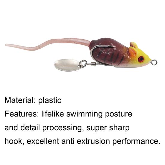 Lure Realistic Vivid Rubber Freshwater Saltwater Bait for Snakehead