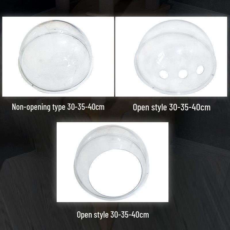 Ultra-Transparent Acrylic Space Capsule Cat Bed Cover Large